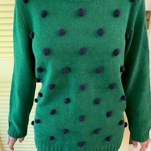 Cotton Sweater with Dots